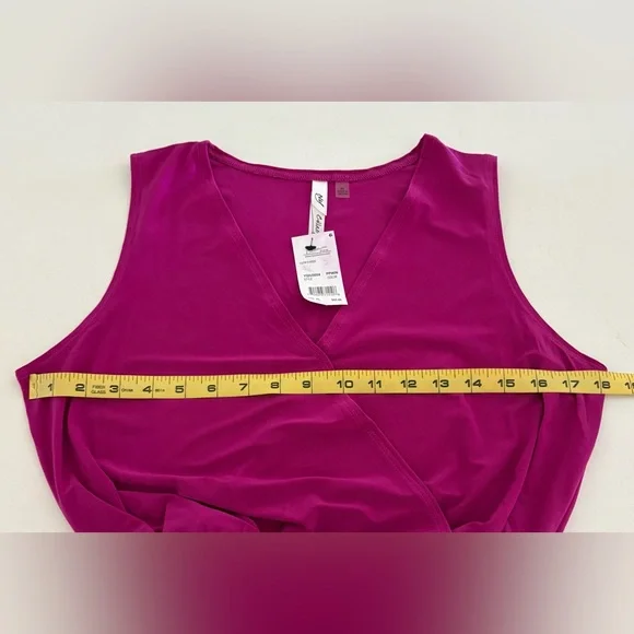 NY Collection Petite Sleeveless Belted Jumpsuit NWT - Picture 10 of 10